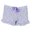 Sleep Junkie Women's Ditsy Floral Notch Collar Short Sleeve and Shorts Set - 3 of 4