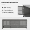 TV Stand for TVs up to 60'', Entertainment Center with Multifunctional Storage, Media Console with Modern Design for Living Room, Bedroom - 4 of 4
