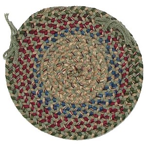 Colonial Mills Twilight - Palm Chair Pad, Set of 4 - 1 of 2