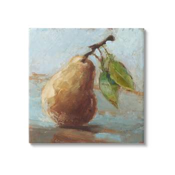 Stupell Industries Pear Fruit Kitchen Painting Canvas Wall Art