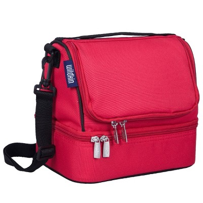 Wildkin Cardinal Red Two Compartment Lunch Bag