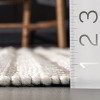 Nuloom Indoor and Outdoor Striped Yasmin Patio Area Rug, 5' x 8', Ivory - 3 of 4