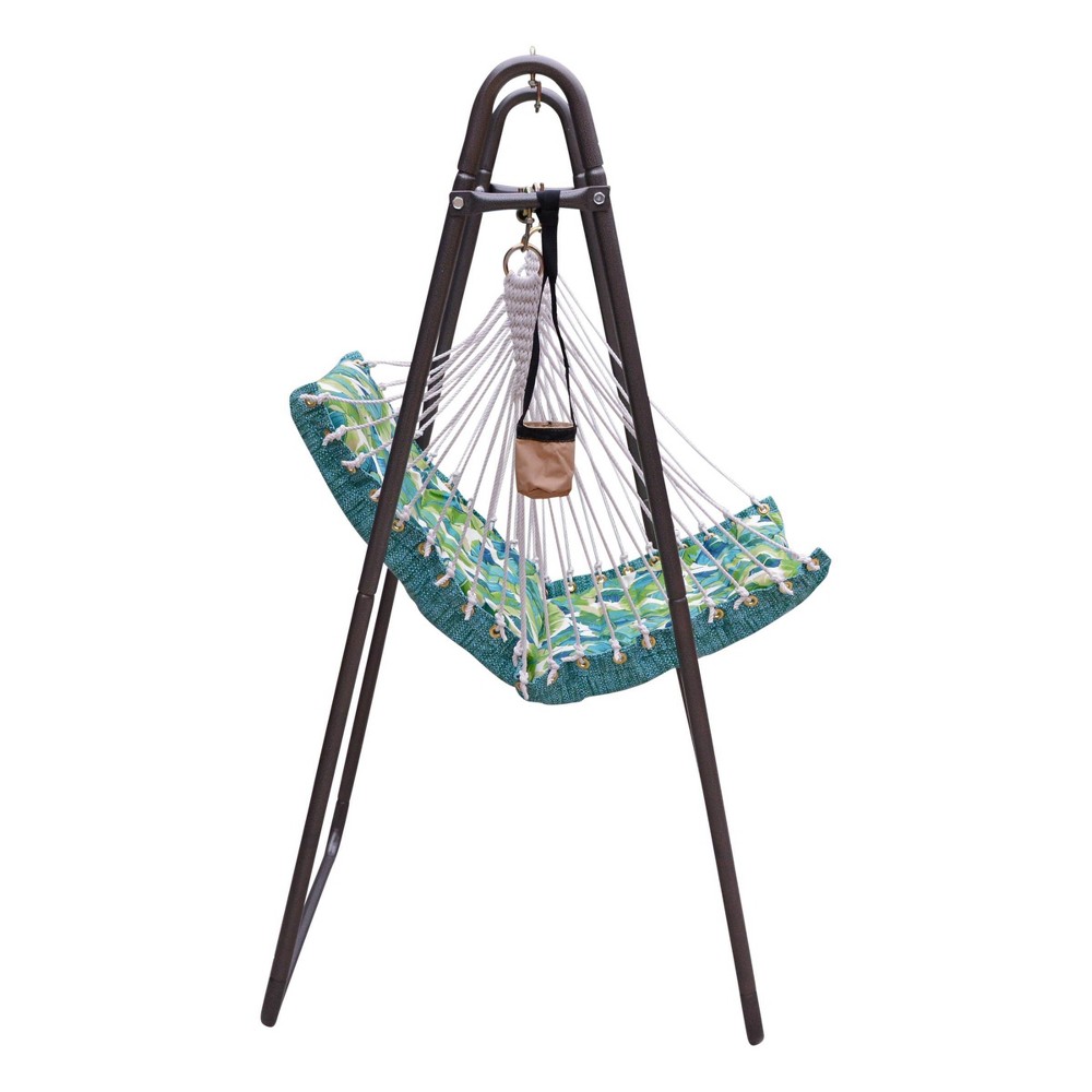 Photos - Garden Furniture Soft Comfort Swing Chair & Stand - Green - Algoma