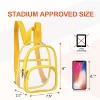 MaseiKar Clear Mini Backpack Stadium Approved for Little Boys & Girls, Transparent Backpack for Concert, Festival, Sport Events - 4 of 4