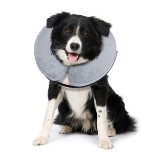 Bencmate Protective Inflatable Collar for Dogs and Cats - Soft Pet Recovery Collar Does Not Block Vision E-Collar - 1 of 4