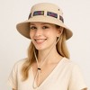 Anna-Kaci Wide Brim Bucket Hat with Colorful Ribbon Trim Breathable Mesh Lining and Adjustable Chin Strap for Outdoor Use - 2 of 4