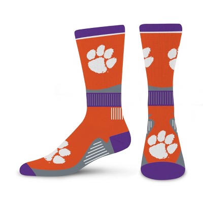 NCAA Clemson Tigers Large Crew Socks