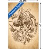 Trends International Brigid Ashwood - Sepia Bee and Rose Unframed Wall Poster Prints - 3 of 4