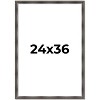 PosterPalooza | Shadow Box 1.75" Deep Brown Picture Frame - UV Acrylic, Foam Board Backing, Hanging Hardware - 2 of 4