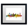 Michael Tompsett 'Nashville Tennessee Skyline' Matted Framed Art - 2 of 4