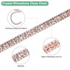 Unique Bargains Durable Rhinestone Chain Multipurpose Use Beaded Trim 1 Pc - 2 of 4