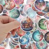 Unique Bargains Waterproof Nordic Christmas Stickers Colorful 1.57"-3.15" 50 Pcs - 2 of 4