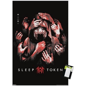 Trends International Sleep Token - Grabbing Hands Red Unframed Wall Poster Prints - 1 of 4