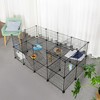 Pet Playpen, Small Animal Playpen, Rabbit Guinea Pig Cage, Zip Ties Included, Metal Wire Apartment-Style - 4 of 4