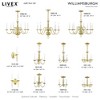 Livex Lighting Williamsburgh 3 - Light Chandelier in  Polished Brass - 4 of 4