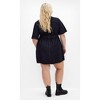 Women's Plus Size Liv Denim Dress - dark denim | CITY CHIC - 2 of 4