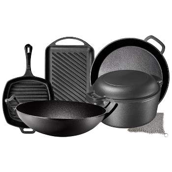 Blue Jean Chef 6-pc Tri-ply Hammered Stainless Steel Cookware Set Open Box  Silver : Target