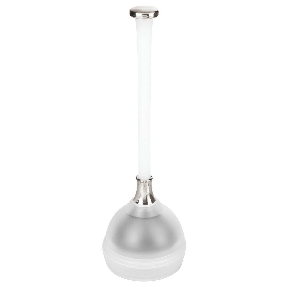 Bathroom Toilet Plunger with Cover White - Threshold