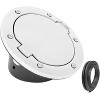 TruAIR Aluminum Gas Cap Cover Ð Fuel Door for Jeep Wrangler 2007Ð2018 - 3 of 4