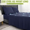 4 Piece Viscose from Bamboo Cooling sheets Ultra Soft 100% Organic Deep Pocket Luxury Bed Sheets with Pillowcases - Lux Decor Collection - 3 of 4