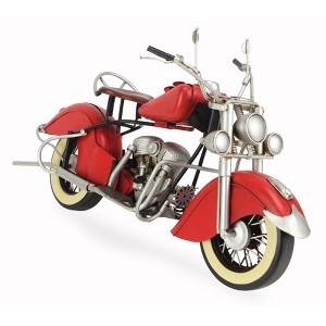 Cheung's Frankie Vintage Red Motorcycle - 1 of 4