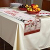Unique Bargains Christmas Table Runner Polyester Red White 71x14 Inch 1Pcs - 2 of 4