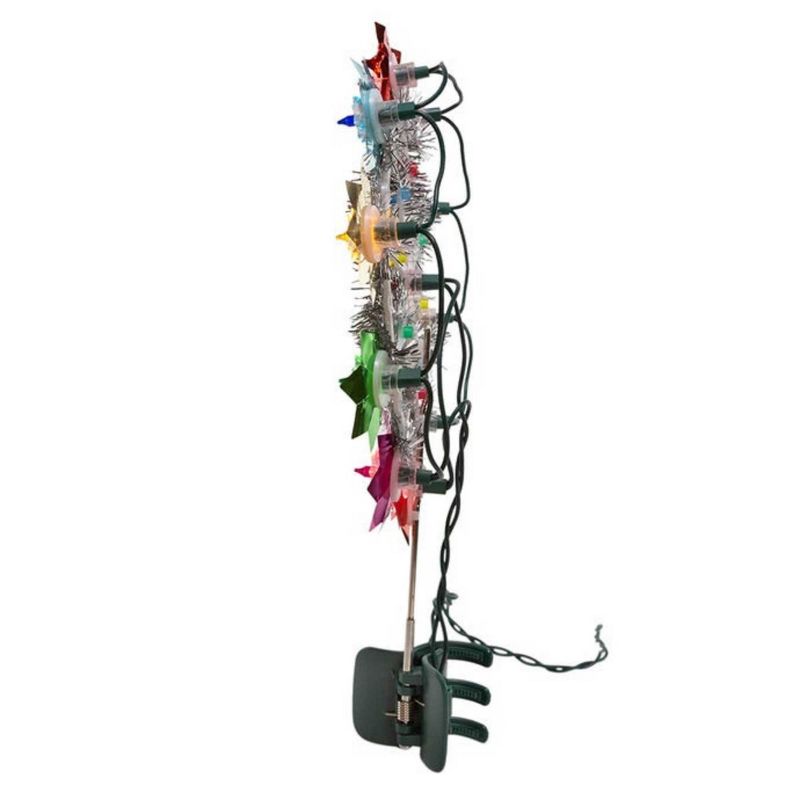 Kurt S. Adler 14.5 Inch Multi Retro Reflecter Lighted Colored Tree Topper Tree Toppers, 2 of 4