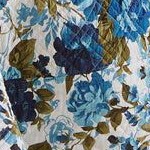 teal floral