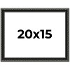 PosterPalooza | Antique Black Picture Frame - UV Acrylic, Backing Board, Hanging Hardware Included - 2 of 4