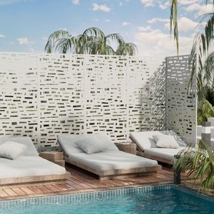 PexFix Outdoor Privacy Screen Galvanized Steel Panel Divider - 1 of 4