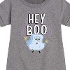Girls' - SpongeBob SquarePants - Hey Boo Graphic Short Sleeve Fleece Dress - 2 of 4