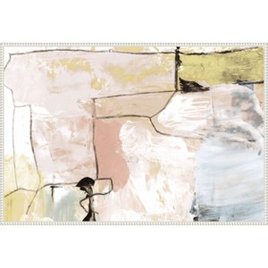 Amanti Art Abstract Pastels by Dan Hobday Framed Canvas Wall Art - 1 of 4
