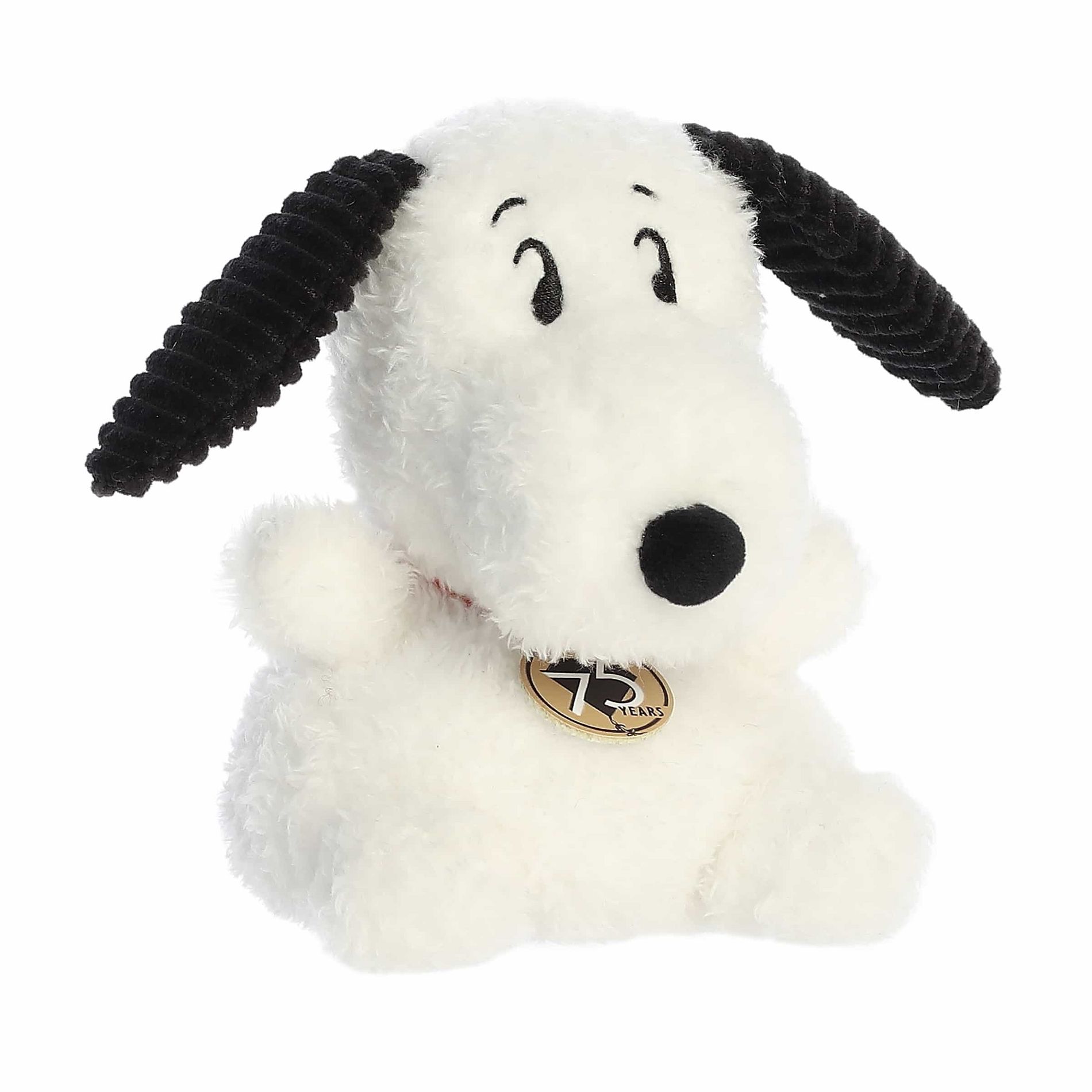 Aurora Mini 75th Anniversary Snoopy Palm Pals Peanuts Adorable Stuffed Animal White 5"