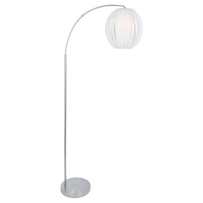 Deion Floor Lamp Brushed Nickel (Includes CFL Light Bulb) - Lite Source