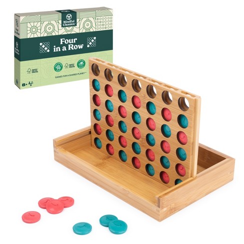 Spin Master Games Mindful Classics, Four In A Row Family Board Game 