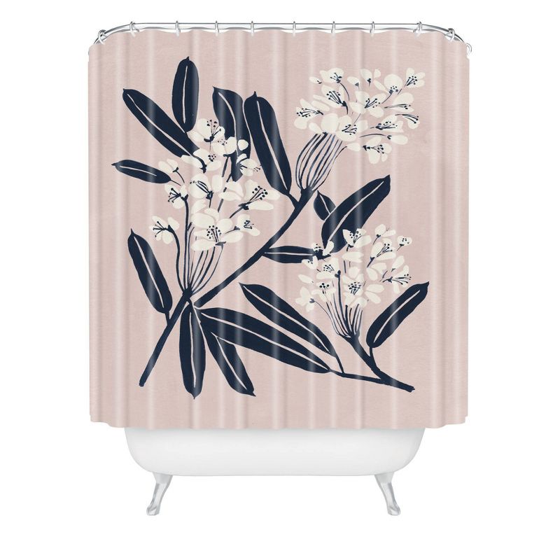 Megan Galante Boho Botanica Shower Curtain Brown - Deny Designs, 1 of 5