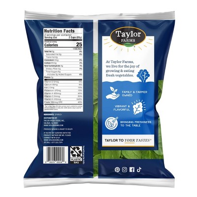 Fresh Taylor Farms Baby Spinach - 6oz