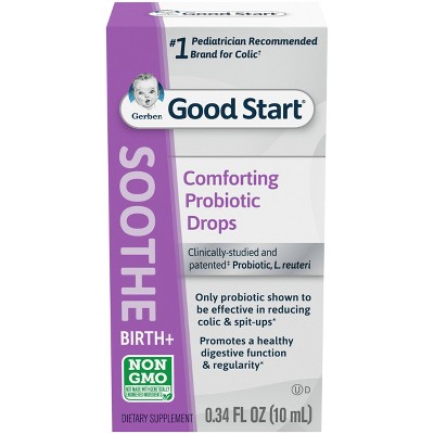 gerber soothe probiotic colic drops