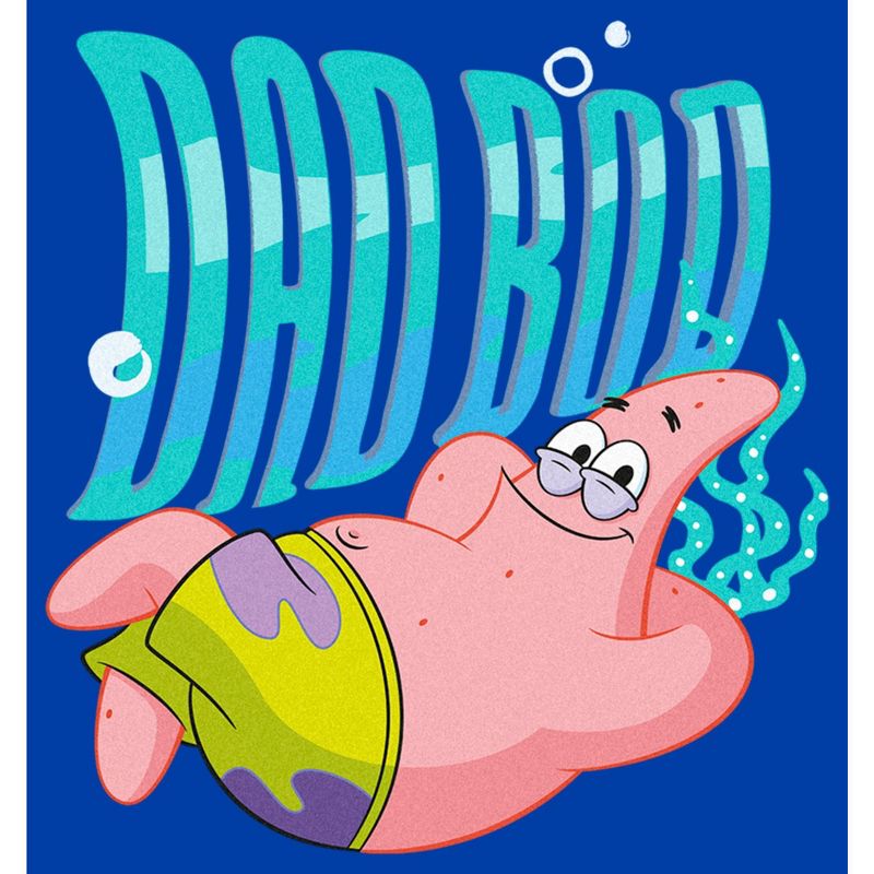 Men's SpongeBob SquarePants Patrick Dad Bod T-Shirt, 2 of 5