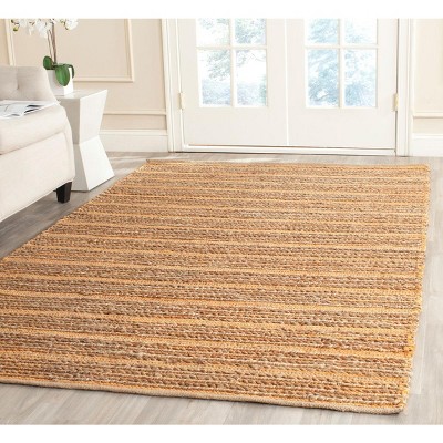 Cape Cod 3' x 5' Orange Handwoven Jute Area Rug