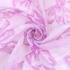 INSPIRE CHIC Women's Bowknot Printed Blended Cotton Small Square Gauze Scarves 1Pc - 4 of 4