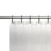 Carnation Home Fashions 8 Gauge Vinyl Shower Curtain Liner with Weighted Magnets and Metal Grommets - 72x72" - 2 of 4