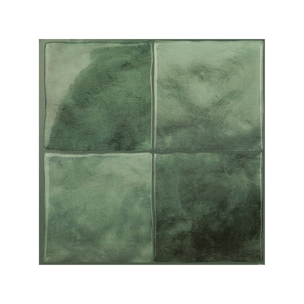 Smart Tiles Zellige Taza Peel and Stick Backsplash Tiles Green