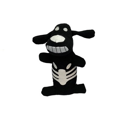 Multipet Loofa Skeleton Halloween Dog Toy - Gray