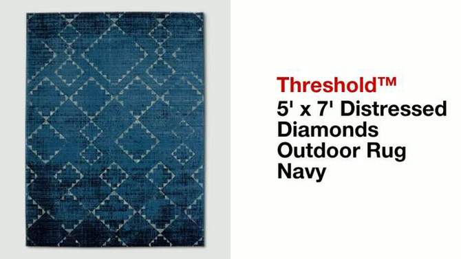 Distressed Diamonds Outdoor Rug - Threshold&#153;, 2 of 8, play video