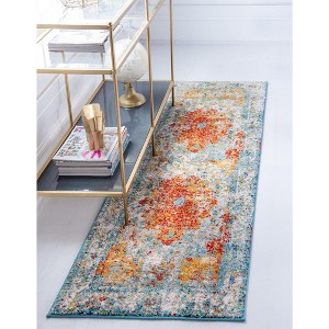 Unique Loom    Rosso Strada Area Rug - 1 of 4