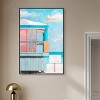 Art Remedy Italian Lifeguard House Beach Life Inspired Wall Art Framed - 2 of 4