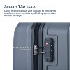 3pcs Luggage Set, 20+24+28 inch Hard Shell Suitcase with Two Hooks, Spinner Wheels 4Q -ModernLuxe - 4 of 4