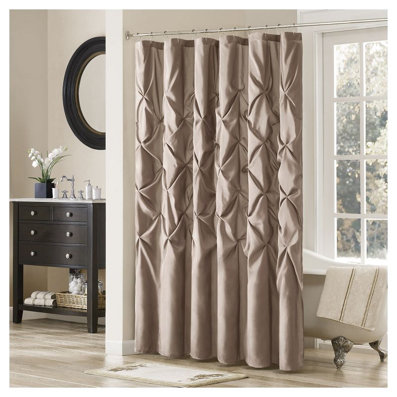 Piedmont Solid Polyester Shower Curtain, 1 of 7