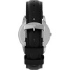 Men's Timex Easy Reader Watch with Leather Strap - Silver/Black T2H281JT - 3 of 3